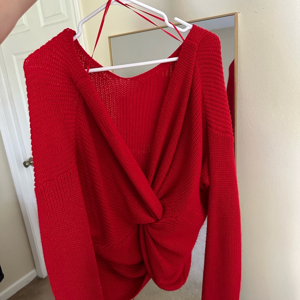 Reversible Red Sweater - Picture 2 of 3